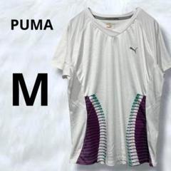 PUMA Tシャツ　速乾　ランニングウエア　ストレッチ　メッシュ　接触冷感　運動