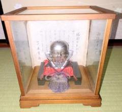 今年人気のブランド品や さっちゃん様専用 初代 長幸斎作 純銀製 福助 銀工芸 縁起物 工芸品