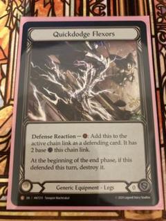 FaB 屈性回避 Quickdodge Flexor RF 日本語