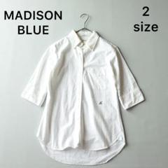 MADISON BLUE マディソンブルー　ミツバチ刺繍 シャツ　ホワイト B.D. SH B.STRIPE | SHIRT/BLOUSE | MADISONBLUE