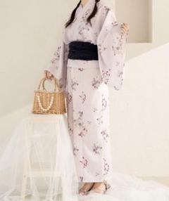 apres jour アソート花柄浴衣セット ライトピンク S apres jour 浴衣 アソート花柄浴衣セット「ZOZOTOWN限定アイテム