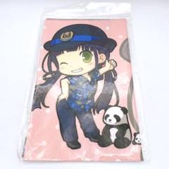 鉄道むすめ 黒潮しらら ちびしらら フェイスタオル デフォルメ ピンク