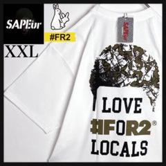 SAPEur FR2 DOKOコラボ Tシャツ エフアールツー ロッドマン メンズ