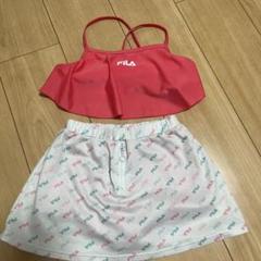 FILA 水着セット 赤ビキニトップとTシャツ