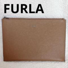 未使用級 FURLA フルラ セカンドバッグ ポーチ レザー