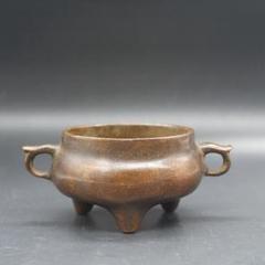備前焼　佐藤苔助作　三つ足香炉 備前焼 佐藤苔助作 三つ足香炉 工芸品 - 工芸品