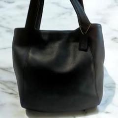 COACH 黒レザートートバッグ 4181 保存袋付き