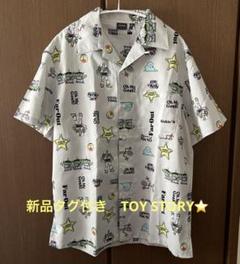 【新品タグ付き】トイストーリー総柄シャツ　Ｌ　ディズニー　ピクサー　レニーのサムネイル