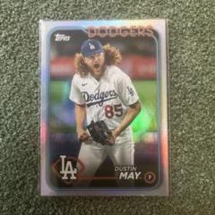 Dustin may bowman ドジャース　ダスティン　メイauto サイン Dustin May 2020 Topps Chrome #RA-DM Rookie Auto - Green