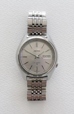 SEIKO / セイコー アクタス  自動巻き 21石  7019-7060 Seiko 5 Actus 7019-7060 Vintage Day Date Silver Round 21j