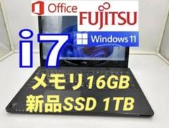ノートパソコン core i7 windows11オフィス付き AH77/MB