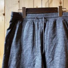 SS4637 UNIQLO ユニクロ ハーフパンツ ジャージ チャコールグレー