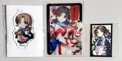 うたわれるもの　ロストフラグ　アクリルスタンドキーホルダー　花札　エルルゥ　3点