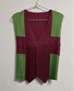 希少 issey miyake イッセイミヤケ　ベスト　ジレ　変形　M 黒 y2501281254498.jpg