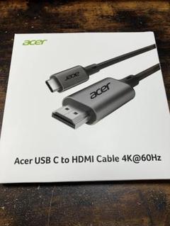 Acer Type-C HDMI ケーブル [4K@60Hz 映像出力]