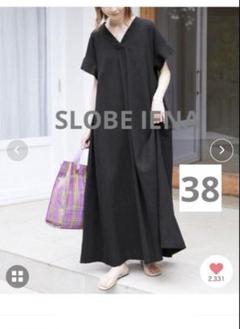 【未使用】スローブイエナ　SLOBE IENA　 半袖ロングワンピース スローブイエナ SLOBE IENA ミニ カラー ロング ワンピース