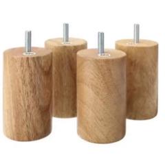無印 無印良品 木製脚・10cm/ナチュラル(M8) 4本組・ナチュラル