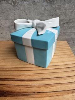 MT139 Tiffany ティファニー 陶器製 小物入れ 現状品 タイニー ティファニー ピッグ キープセイク ボックス 陶器