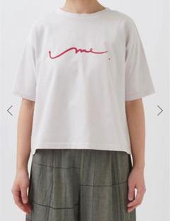 [現行品]パラスパレス30／／ウメプリント 半袖Tシャツサイズ0ライトグレー 現行品]パラスパレス30／／ウメプリント 半袖Tシャツサイズ0