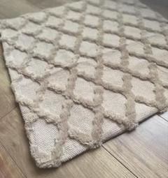 クッションカバー　ボヘミアン幾何学模様　ポリエステルベルベット製1枚65×65