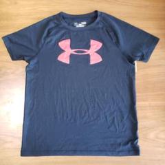 Under Armour 半袖シャツ YLG ブラック/レッド