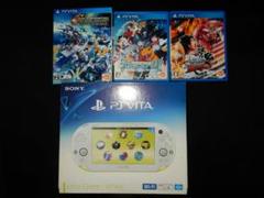 SONY PS vita ライムグリーン　ゲームソフト3本 セット