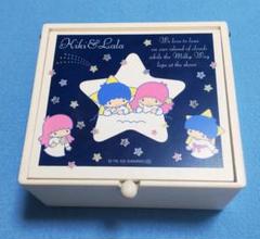 2010 サンリオ キキララ レア レトロ 収納ボックス ラージ キキララ 木製収納ボックス 2003年製 サンリオ 平成レトロ