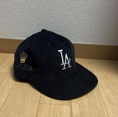 ドジャース ロレックス dodgers rolex ブラック ワッフル キャップ