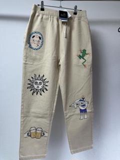 新品 go slow caravan 断ち身プリント アンクルパンツ 3 - メルカリ