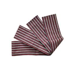 美品 赤茶 グレー 縞 半幅帯 半巾帯 小袋帯 帯芯 浴衣 袴 着物 和装