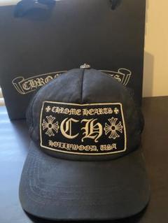 クロムハーツ  TRUCKER CAP/CHパッチクロスボール付メッシュ帽子