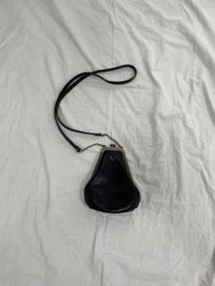 leather pouch pochette vintage "蝦蟇口"