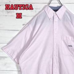 《大人気》NAUTICA☆ノーティカ☆BDシャツ☆ワンポイントロゴ刺繍☆ゆるダボ