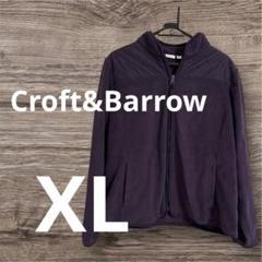 匿名配送✨Croft&Barrow フリースジャケット XL パープル