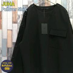 【タグ付き】JUHA　ユハ　プルオーバーシャツ　OPEN SLEEVE　日本製のサムネイル