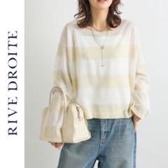 ★新品未使用★RIVE DROITE タートルニット 暖かな素材感】MIXヤーンタートルニット | RIVE DROITE