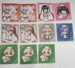 11枚セット　キャラ福くじ 戦姫絶唱 シンフォギア 色紙
