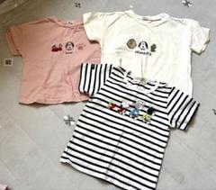 スヌーピー Tシャツ 半袖　100cm 3枚セット