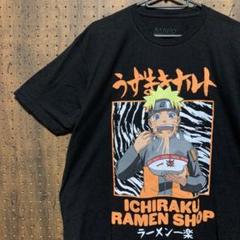 NARUTO ナルト疾風伝　公式　プリントTシャツ　ラーメン一楽　mbt176
