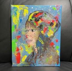 【原画】手描き/現代アート/キャンバス/一点物/絵画/インテリア/アート A-88/23】アクリル画 原画 絵画 現代アート キャンバス 真作