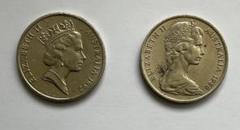 稀少1966 ～1997年 オーストラリアの貨幣10枚セット 稀少1966 ～1997年 オーストラリアの貨幣10枚セット