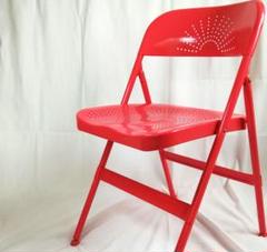 【希少】廃盤品 IKEA イケア　FRODE フローデ 折りたたみ椅子 レッド