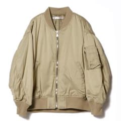 コルピエロ×エストネーション 2022SS ミリタリーブルゾンMA-1 ベージュ コルピエロ×エストネーション 2022SS ミリタリーブルゾンMA-1