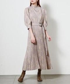 (K03946) SNIDEL Sustainableタックスタンドワンピース