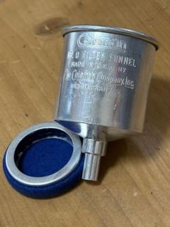 Coleman - 美品Coleman funnel ビンテージ品　アメリカ製アルミ仕様 ファンネル VINTAGE COLEMAN NO.0 FILTER FUNNEL/ビンテージ コールマン