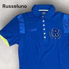 ラッセルノ ゴルフ　半袖　ポロシャツ ビッグスカル　Russeluno