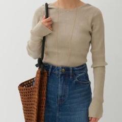 PLAGE 2024SS compact プルオーバー　プラージュ　　美品 Plage - PLAGE 2024SS compact プルオーバー 白 美品 プラージュ