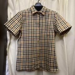 美品！【ダックス】DAKS LONDON★ハウスチェック★白カットソー　Lサイズ 美品！【ダックス】DAKS LONDON☆ハウスチェック☆白カットソー