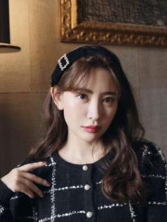 ヘアアクセサリー herlipto Crystal Velour Ribbon Headband Her lip to（カチューシャ）のフリマアイテム一覧