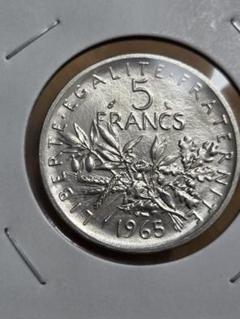 【極美品/未使用】 フランス 1965年 5フラン 種を蒔く人 銀貨 フランス 1965 5フラン 銀貨 NGC MS 66 種を蒔く人 2124411016